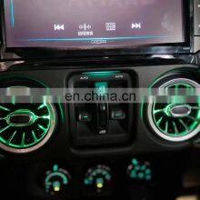 LED Atmosphere Lights Air Vents for JEEP Wrangler JK 11-17 Air Conditioning Outlet Atmosphere Light thumbnail-5