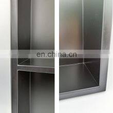 Customized Stainless Steel Single and Double Black Gold White Chromed Bathroom Niche Shower thumbnail-4