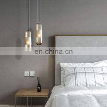 Modern LED Office Pendant Light Clear Glass Nordic Indoor Bedroom Bedside Decor Home Hotel Chandelier thumbnail-3