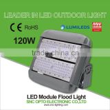 new product 2016 innovative CE/RoHS factory led flood light 120W 125lm/w garden lamp design