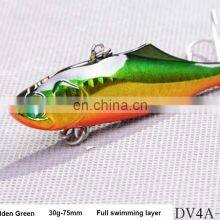 Fish Hunter DV4A VIB Fishing Minnow Lure 75MM 30G Slowsinking Deep Fishing Lures Sea Fishing Baits thumbnail-2
