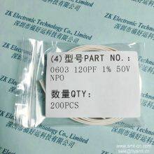 0603 120PF 1% 50V NPO SMD Capacitor YAGEO CC0603FRNPO9BN121