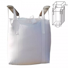 1000kg Loading Weight Bulk Bag 1000kg Tote Bag Single Point Lift FIBC for Cement Fertilizer 1 Tonne Bulk Bag thumbnail-2