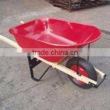80L Heavy Duty Wheelbarrow WH6600for Garden and Building With Wood Handle Cheap thumbnail-1