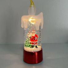 Bulk Christmas Crystal Lanterns - LED Candle Lights Snowfall for Wholesale Holiday Gift Supplies thumbnail-5