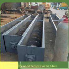 Shafted Auger Tube Feeder, U-shaped Trough Screw Conveyor, Stainless Steel Screw Feeder for Processing thumbnail-1