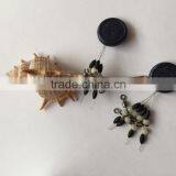 High Quatity Wholesale Fishing Tackle Rolling Swivel With Pearl Beads and Olive Rubber Stopper Fishing Accessories