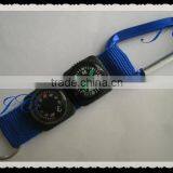 Colors Promotional Fashion Metal Carabiner Multitool With Compass