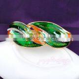 Leaf Shap Brass Gold Plated Indian Fashion Fake Gold Bangle thumbnail-3