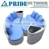 Personality New Design Rattan Furniture Sofa Wicker Beach Craft Garden PE Modern Vietnam Poly Rattan Furniture thumbnail-1