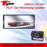 car reverse parking system 10.2inch mirror monitor with touch screen