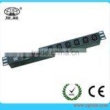19'' IEC 320 C13 Type IP PDU With Overload Protection