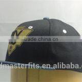 Wholesale 6 Panels Embroidery Wool Snapback Cap thumbnail-2