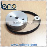 15mm belt width Aluminum htd Timing Pulleys and belt