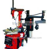 wheel changing machine with helper