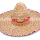 ADULT MEXICAN STRAW SOMBRERO FANCY DRESS COSTUME ACCESSORY HT1012