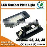 High Intense Error Free LED License Plate Light for AUDI TT 07~08