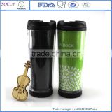 YONGKANG,China newest plastic personalized coffee mug inner lined with fancy paper inside