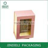 Personalized Fashion Pink Perfume Box With Clear Window