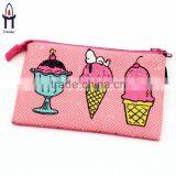 Heat Transfer or Silk Printing Mini Canvas Coin Purse, Lady Wallet thumbnail-5
