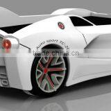 Boy Girl Kids Children Race Car Bunk Bed for Bedroom Furniture thumbnail-6