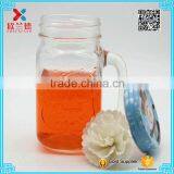 Wholesale 450ml Eco-friendly Feature Food Use Glass Material Beverage Bottle thumbnail-1