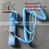 With Coiled Cord ,Blue Anti-allergic ESD Wrist Strap thumbnail-1