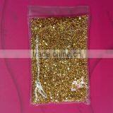 Electroplate Gold & Silver Acrylic Half Round Pearl Nail Art Rhinestone Decoration thumbnail-5