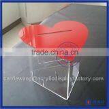 China Yageli Decorative Money Donation Box / Heart Shaped Acrylic Box thumbnail-4