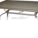 Outdoor Furniture Sling Table Brush Bronze Color thumbnail-5