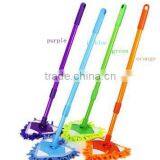Telescopic Chenille Triangular Mop Chenille Dust Brush Sweep Window Cleaning Mop Duster