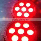 7pcs*3w RGBW LED Flat Par Light LED Wash Effect Indoor Stage Lighting thumbnail-6