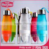 Mochic Custom Tritan Lemon Drinking Water Bottle for Travel / Fashion BPA Free Plastic Sport Drink Bottle With Stainless Steel thumbnail-3