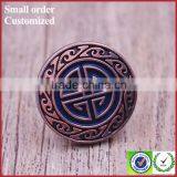 Designed High Quality Gold Logo Brown Metal Button Rivet thumbnail-5