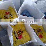 HDPE yellow bags printed 12mic very cheaper price