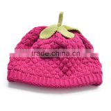 Winter custom baby knitted hat female crochet baby hats