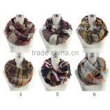 Hot Selling 2015 Brand Name Tartan Plaid Oversize Viscose Fashion Scarf, Lady Scarf thumbnail-5