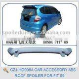 CAR ABS SPOILER FOR FIT 09 thumbnail-1