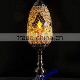 2015 NEW DESIGN GLASS MOSAIC CRAFT TURKISH TABLE LAMPS DG003-GL