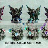 Colorful Metal Fairy Crystal Ball Craft CQS0081