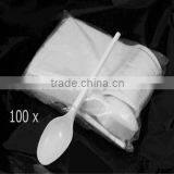 High Quality PS Plastic Spoon / Fork / Knife / PP Drinking Straw thumbnail-6