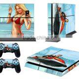 Wholesale Top Quality Vinyl Skin Sticker For PS4 System Playstation 4 Console Decal Girls Sex Picture thumbnail-1