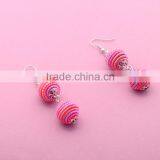 >>>Latest Design Fashion National Style Handmade Woven Lantern Colorful Jewelry Fancy Drop Earring/ thumbnail-5