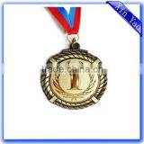 Personalized Logo Embossed Bronze Metal Medal