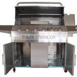 Smoking Butane Grill / 6 Burners Stainless Steel Material BBQ Grill Smoker for Sale thumbnail-2