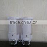 Double PS+PP Plastic Liquid Soap Dispenser 380ml*2