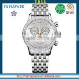 FS FLOWER - Chinese Wholesale Unisex Women Men Watches Luxury Japan Moonphase Chronograph Movt Watches thumbnail-6