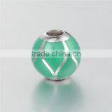 2016 Simple Design Green Color Enamel Jewelry Charm Beads thumbnail-3