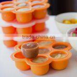 Baby Food Freezer Tray With Protective Lid BPA Free Silicone Storage Box thumbnail-4