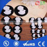 Cheap Wholesale Plastic Cameo for Garment Accessory thumbnail-1
